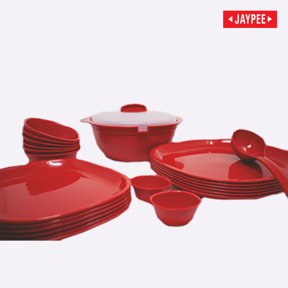 Jaypee Le Diner Square Dinner Set 23 Pcs. (Plain)
