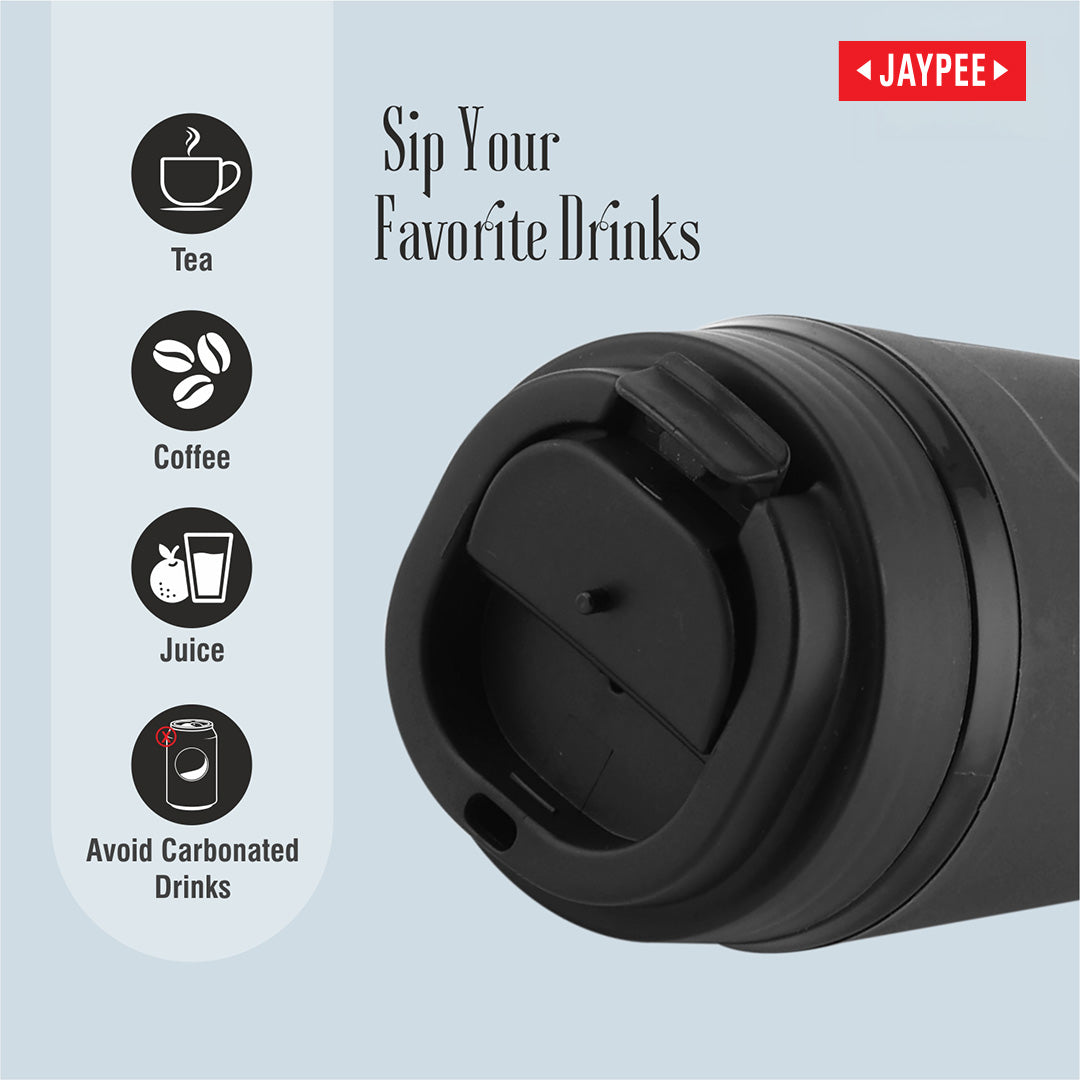 Jaypee Zipsip PU Insulated Hot & Cold Stainless Steel Coffee Mug