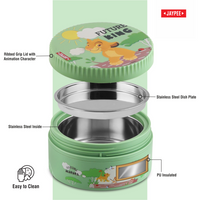 Jaypee First Step Combo Insulated Lunch Box 370ml & Sipper Water Bottle 275ml