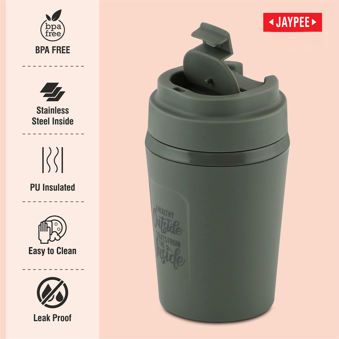Jaypee Zipsip PU Insulated Hot & Cold Stainless Steel Coffee Mug