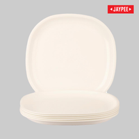 Jaypee Le Diner Square Quarter Plate 6 Pcs. (Plain)