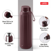 Jaypee Etosip Stainless Steel Electric Lunch Box With Pu Insulated Steel Bottle