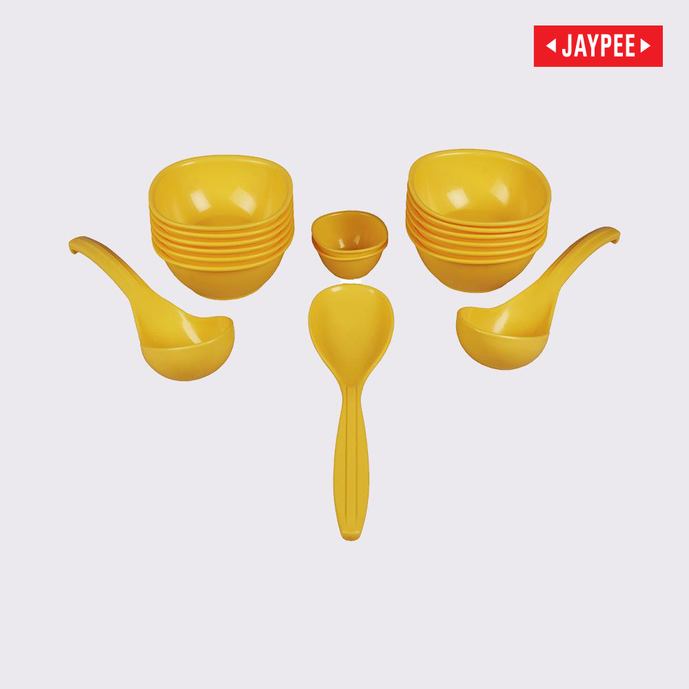 Jaypee Le Diner Round Dinner Set 34 Pcs. (Plain)