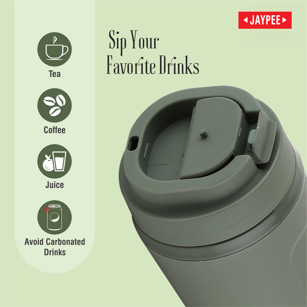 Jaypee Zipsip PU Insulated Hot & Cold Stainless Steel Coffee Mug