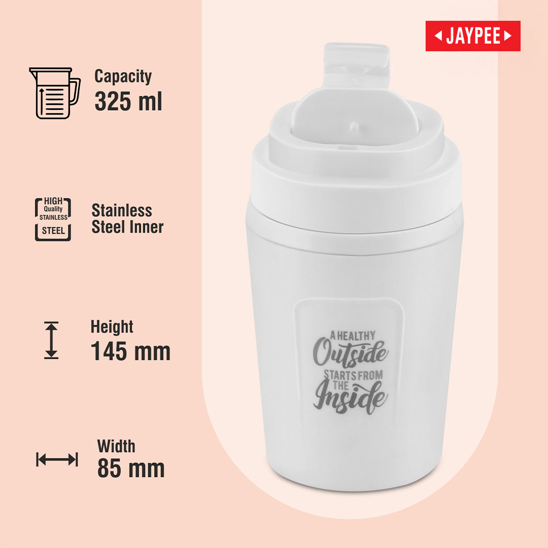 Jaypee Zipsip PU Insulated Hot & Cold Stainless Steel Coffee Mug
