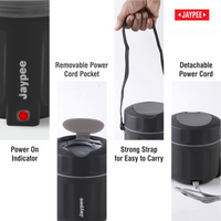 Jaypee Etosip Stainless Steel Electric Lunch Box With Pu Insulated Steel Bottle