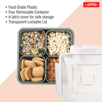 Jaypee Nutrix Munchies Server 4 Airtight Container Set
