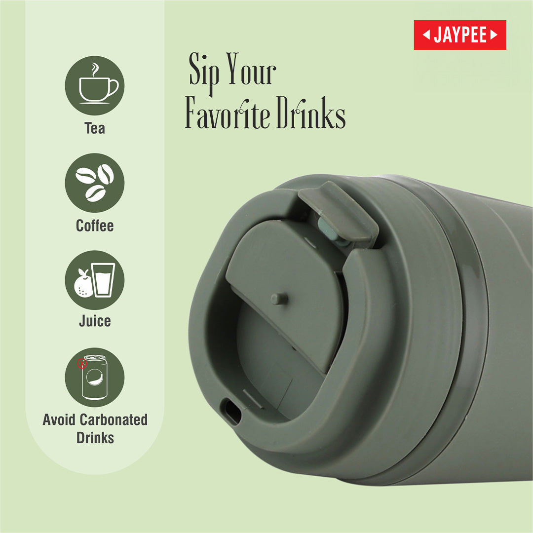 Jaypee Zipsip PU Insulated Hot & Cold Stainless Steel Coffee Mug