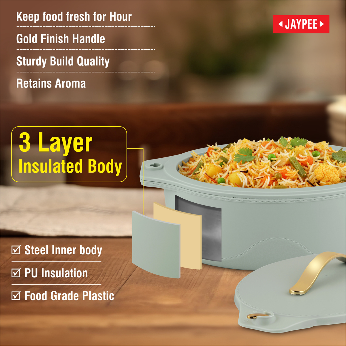 Jaypee Princeton Insulated Casserole