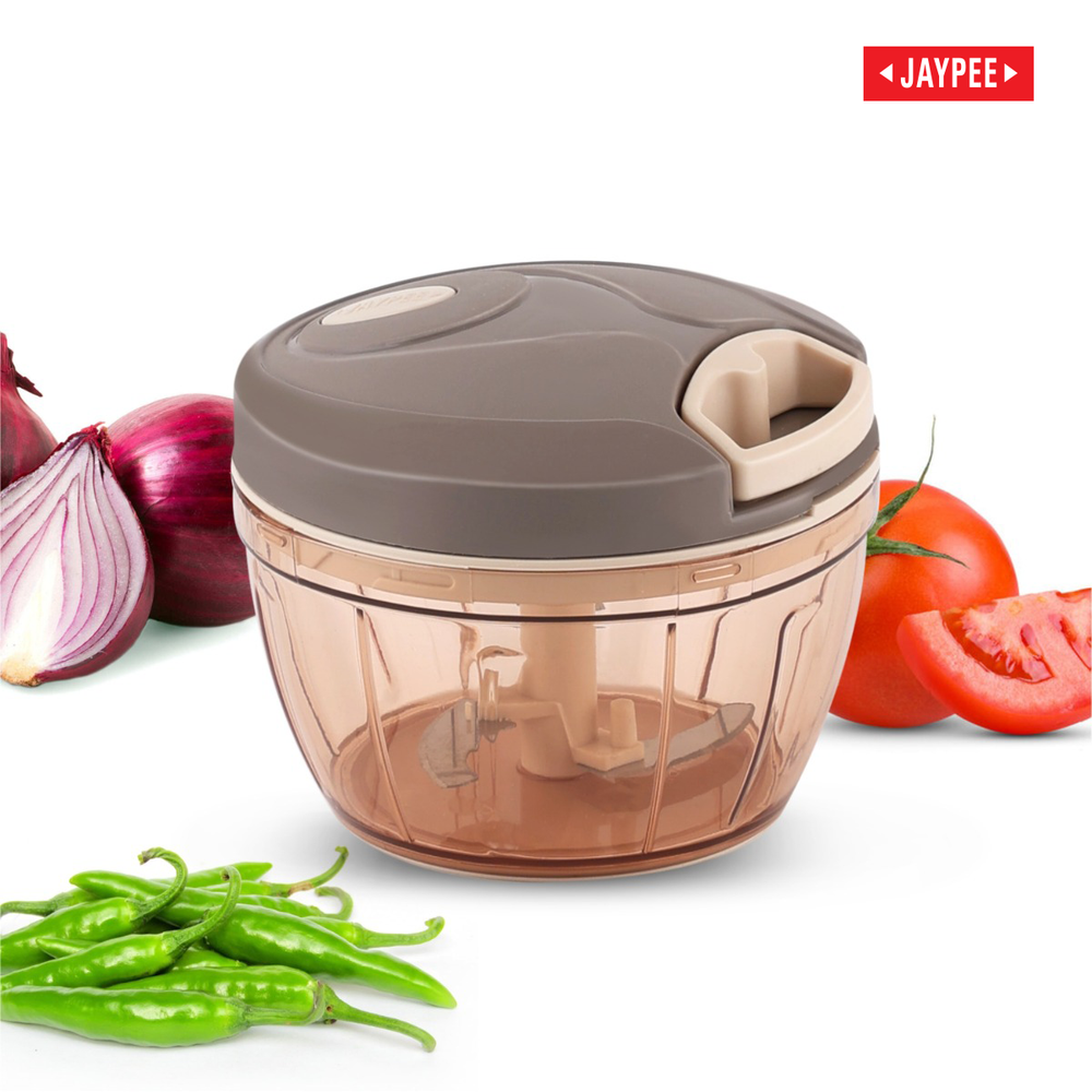 Jaypee Magicord Mini Vegetable Chopper For Kitchen With Stainless Steel Blades, 470ml