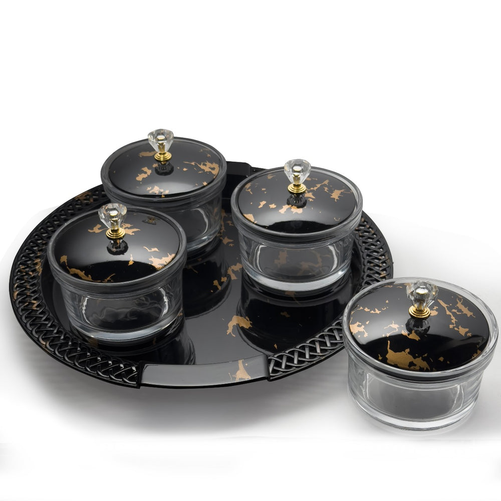 Jaypee Glassical Deco Set Of 4 - Black