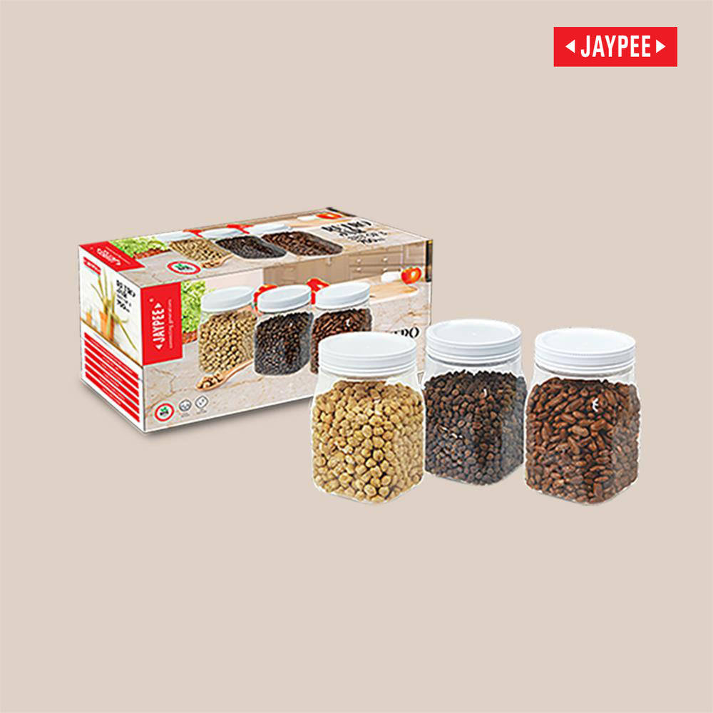 Jaypee Retro Jar Set Of 3 (750ml + 750ml + 750ml)