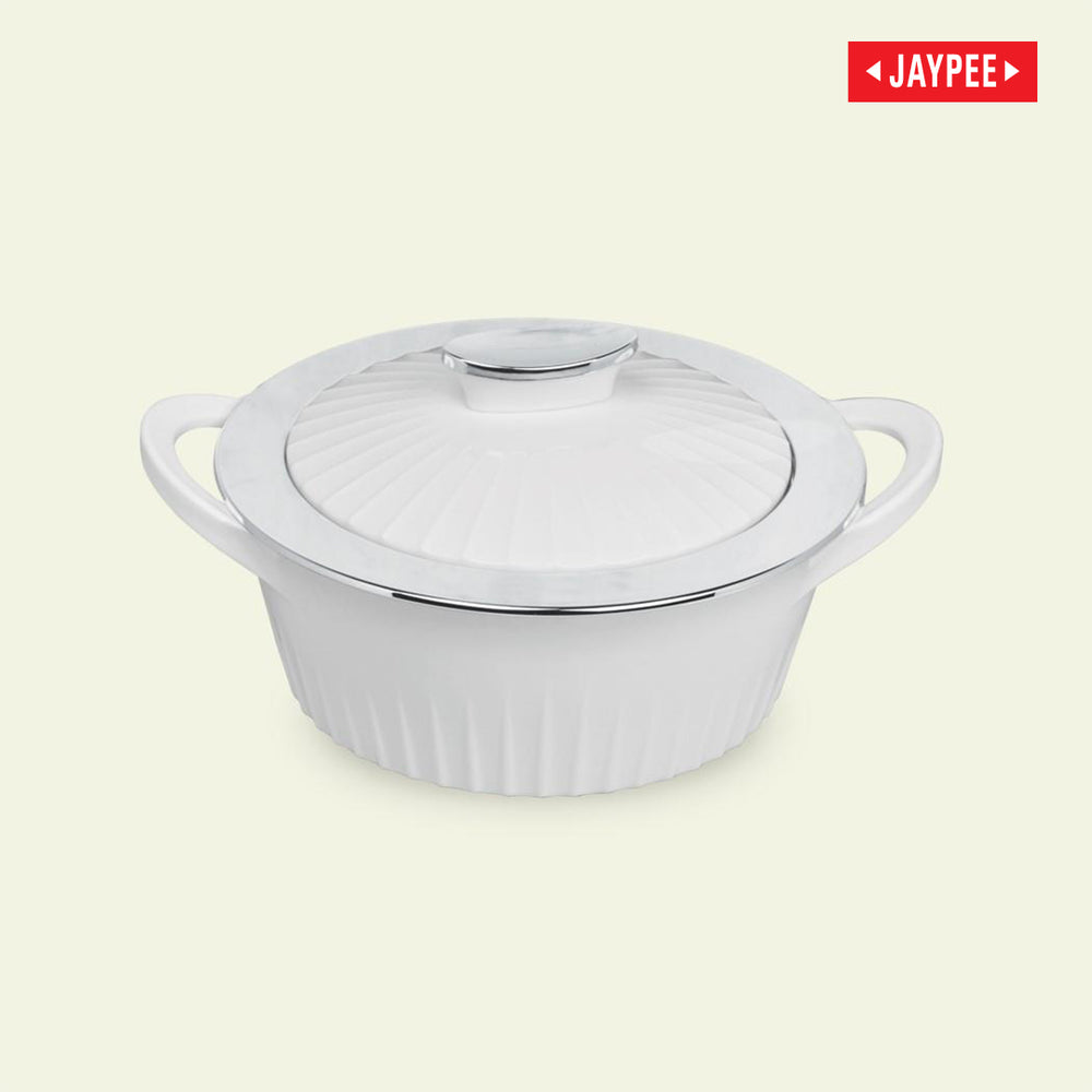Jaypee Trivia Insulated Casserole - White