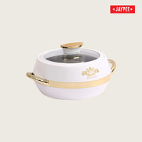 Jaypee Vintage Insulated Casserole 1000ml - White (gold trim) gallery