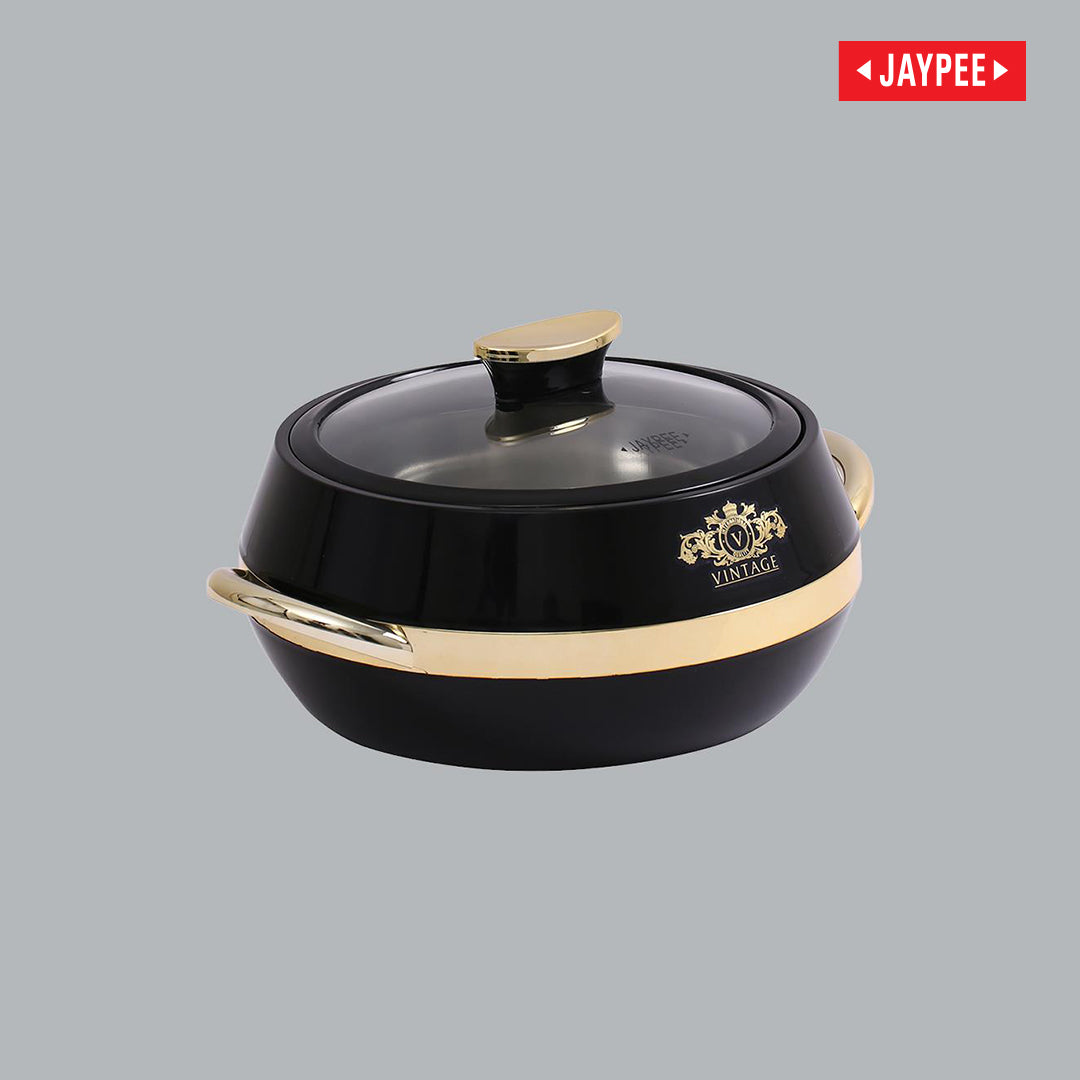 Jaypee Vintage Insulated Casserole 1000ml - Black